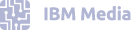Logo of a IBM Media.